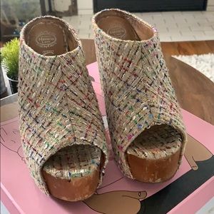 Jeffrey Campbell, sz. 7 1/2 wedge. Free People